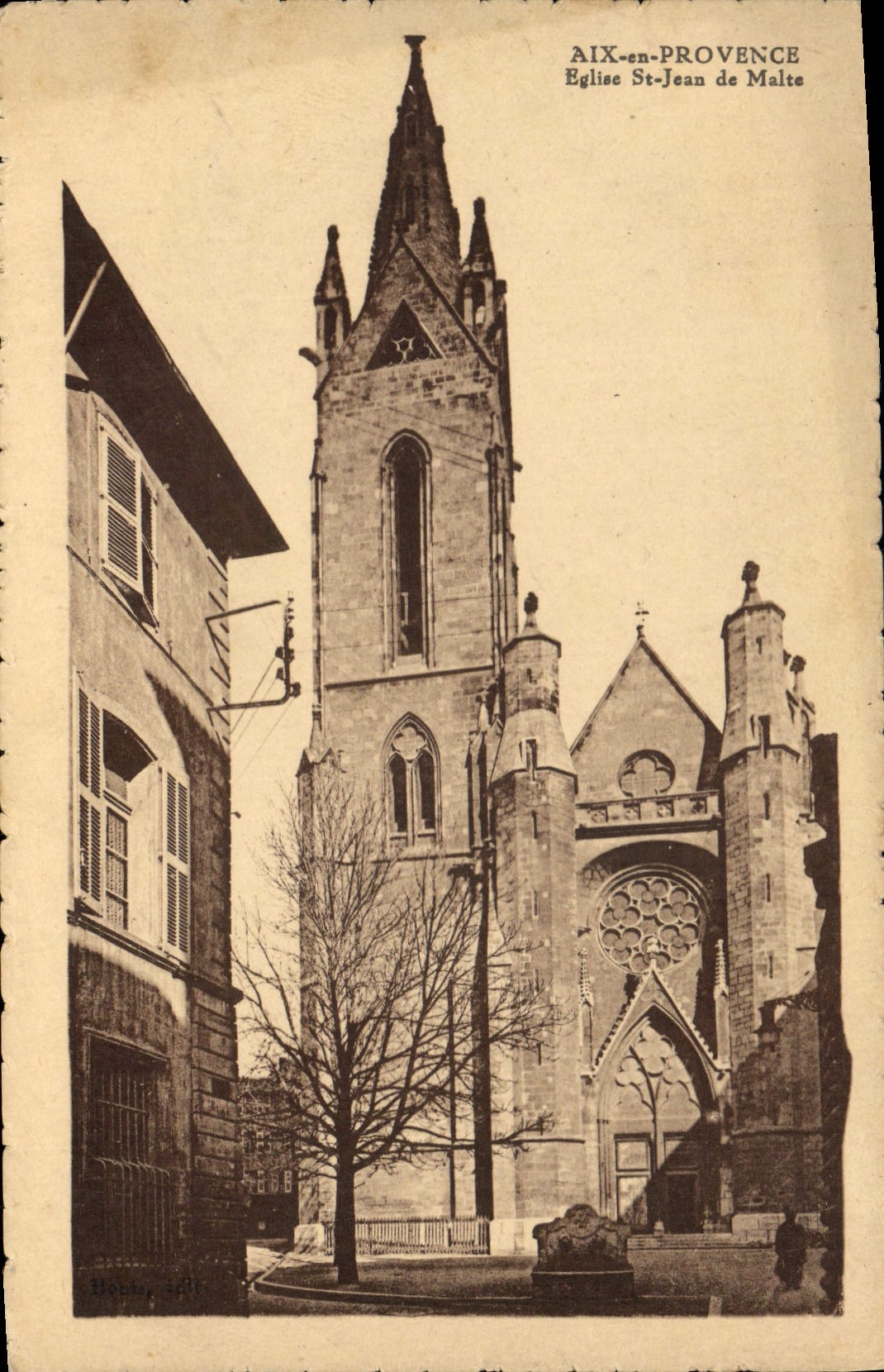CPA Aix en Provence Eglise St Jean de Malte 
