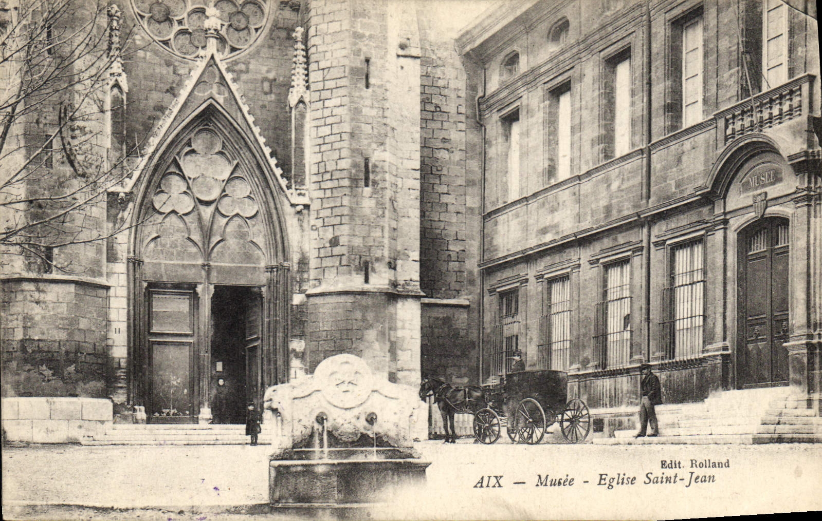 CPA Aix Musee Eglise Saint Jean 