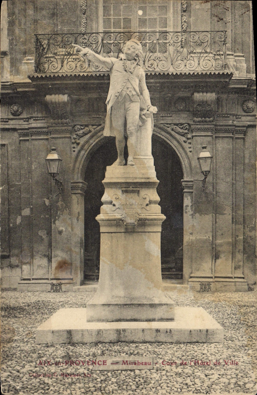 CPA Aix en Provence Mirabeau hotel de Ville 