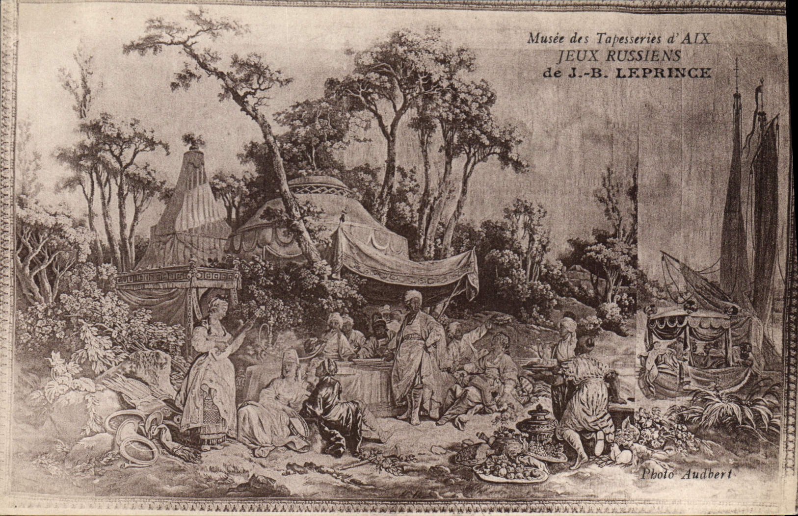 CPA Musee des Topesseries d'Aix Jeux Russiens de J B Leprince 