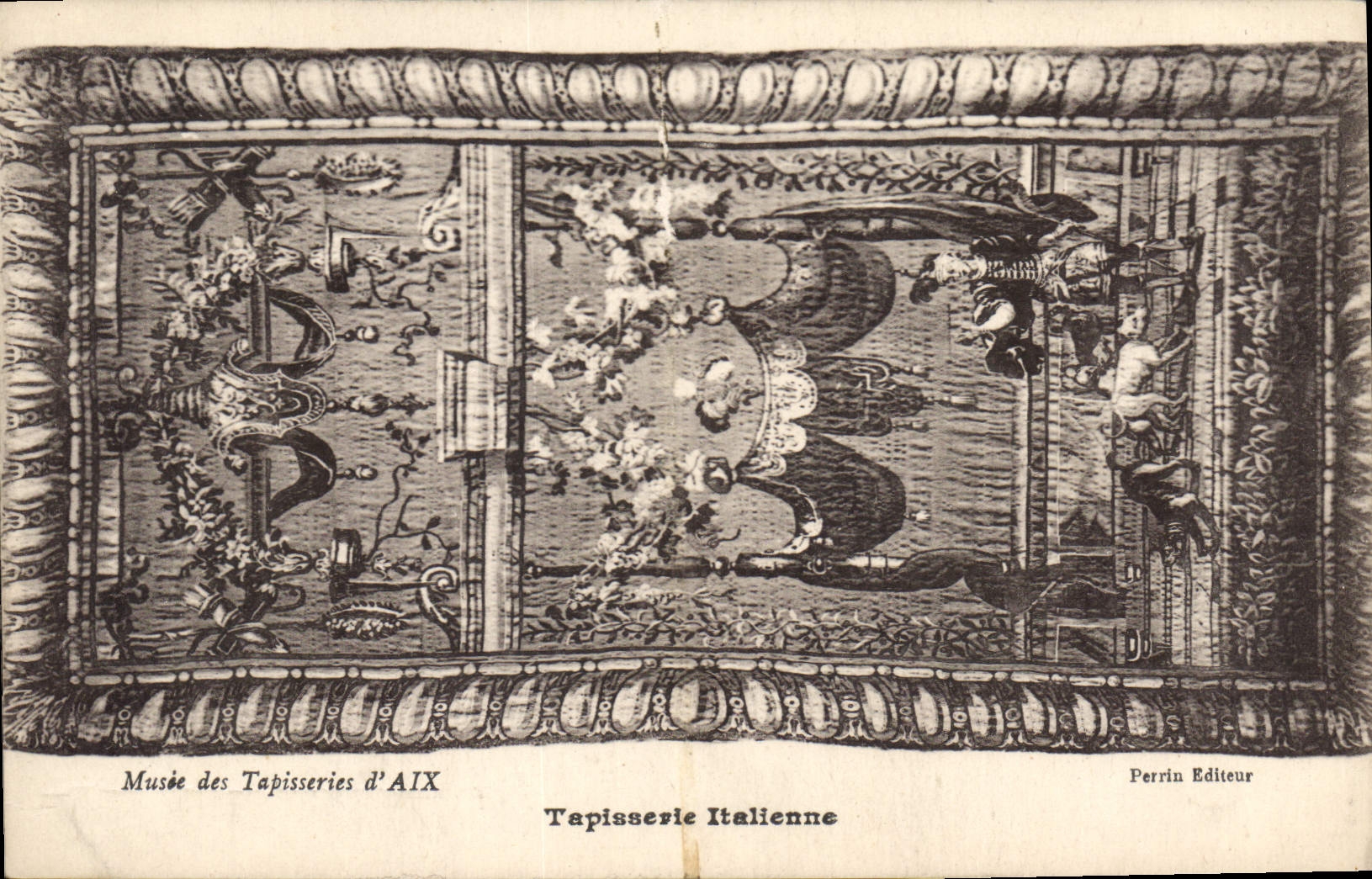 CPA Musee des Tapisseries d'Aix Tapisserie Italienne 
