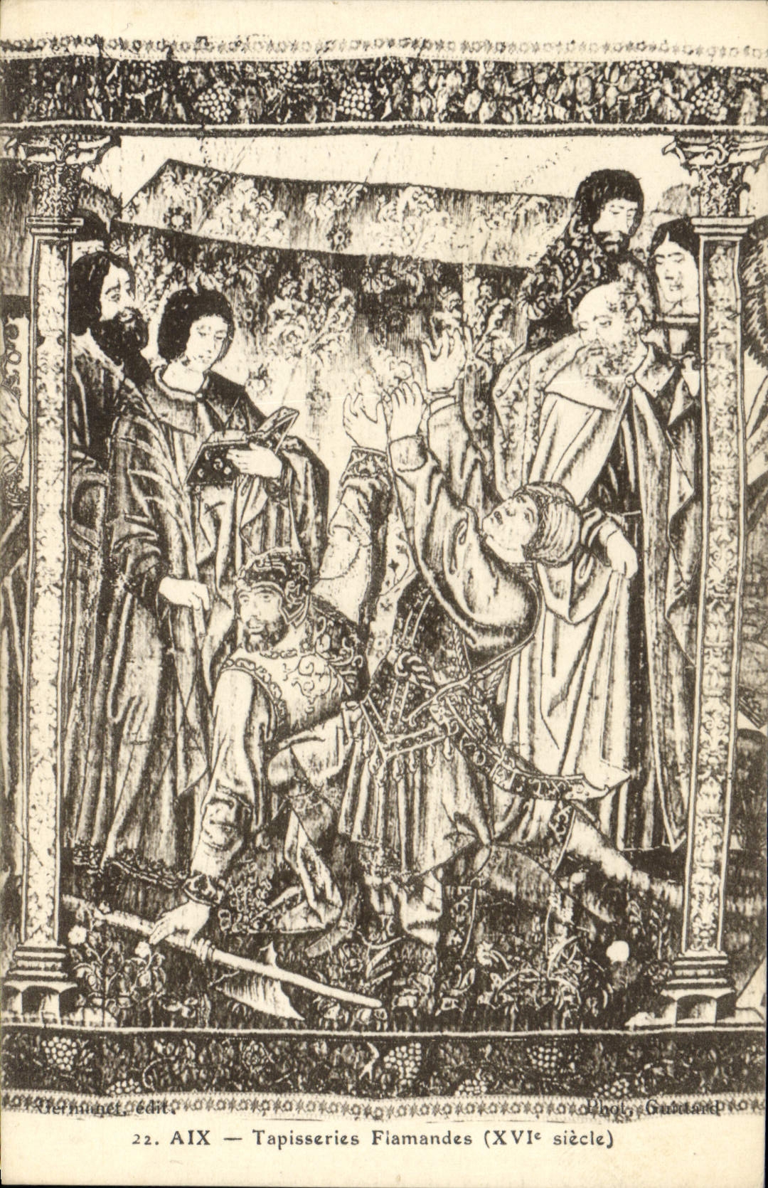 CPA Aix Tapisseries Fiamandes XVI siecle 