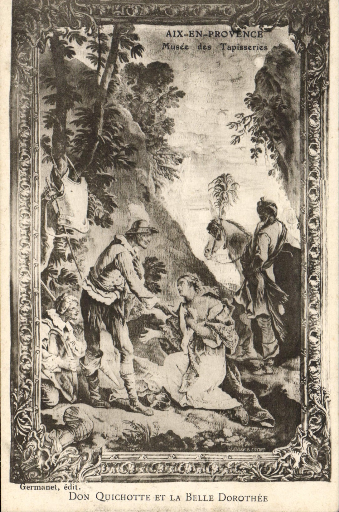 CPA Aix en Provence Musee des Tapisseries Don Quichotte et la Belle Dorothee 