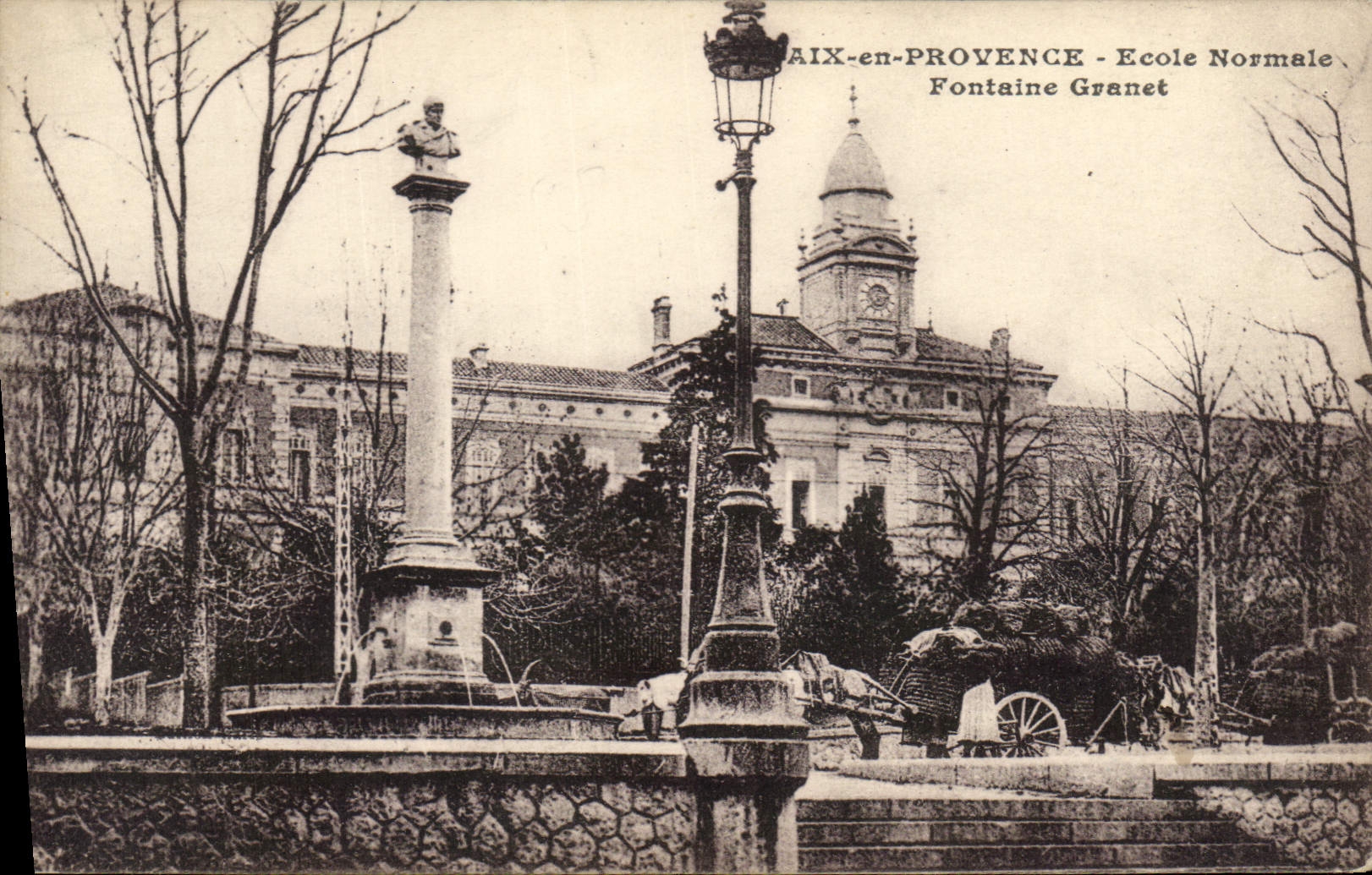 CPA Aix en Provence Ecole Normale Fontaine Granet 