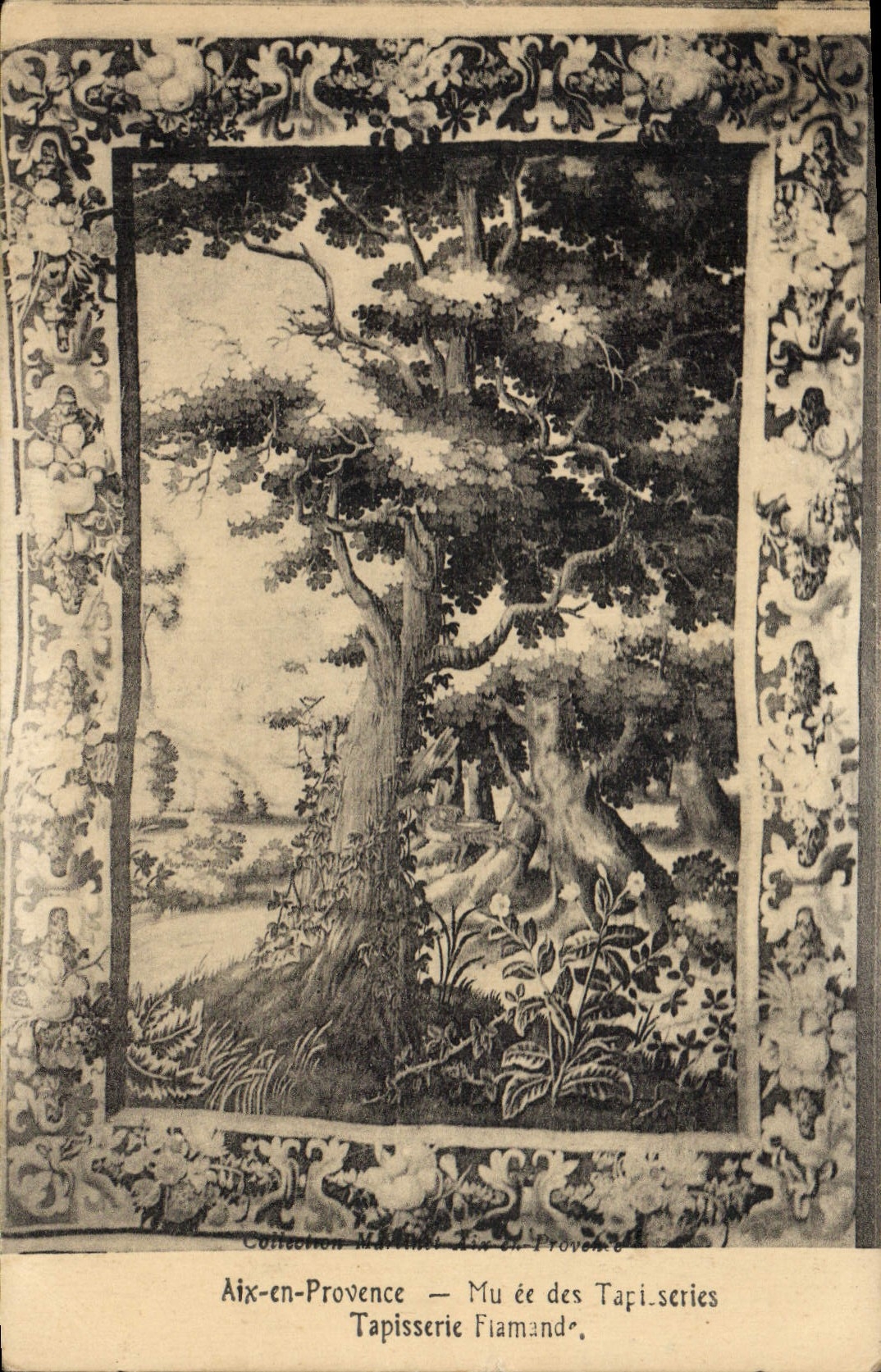 CPA Aix en Provence Musee des Tapisseries Tapisserie Flamande 