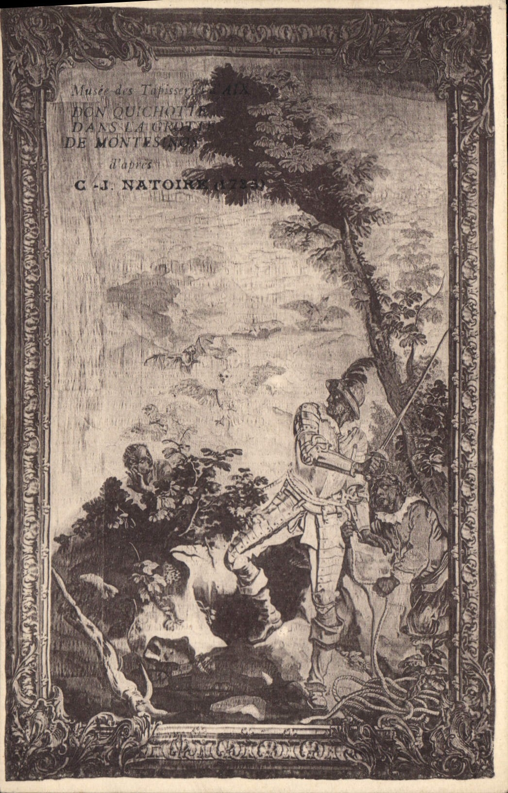 CPA Musee des Tapisseries Don Quichotte d'apres C J natoire 1735 
