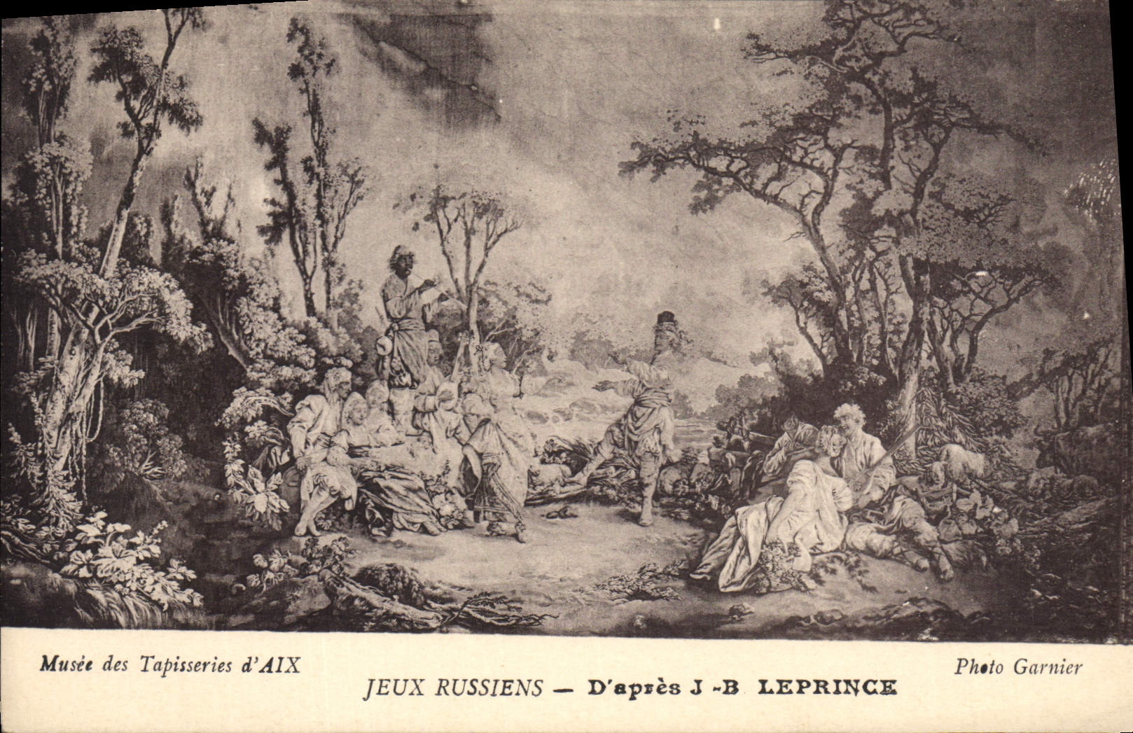 CPA Musee des Tapisseries d'Aix jeux Russiens d'apres J B Leprince 