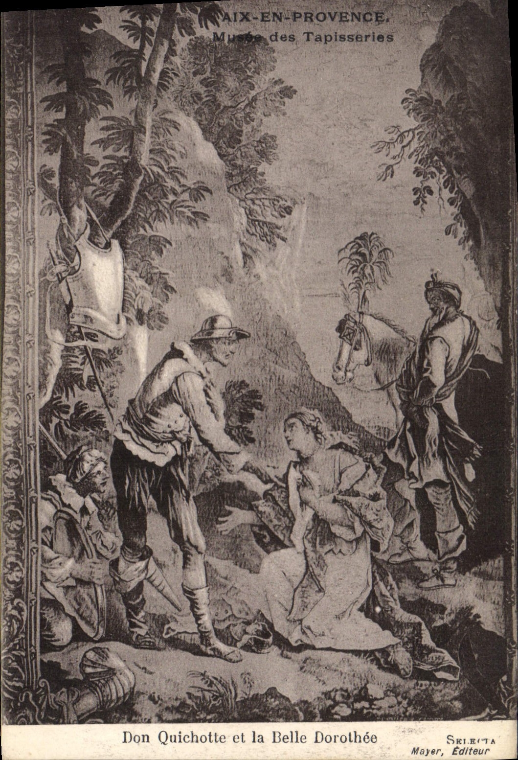 CPA Aix en Provence Musee des Tapisseries Don Quichotte et la Belle Dorothee 