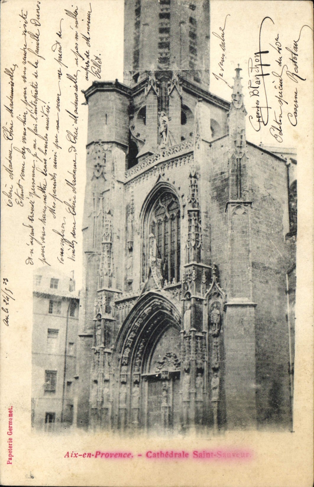 CPA Aix en Provence Cathedrale Saint Sauveur 