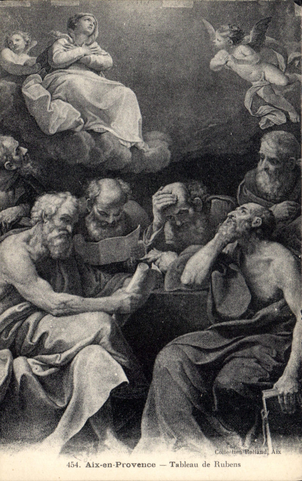 CPA Aix en Provence Tableau de Rubens 