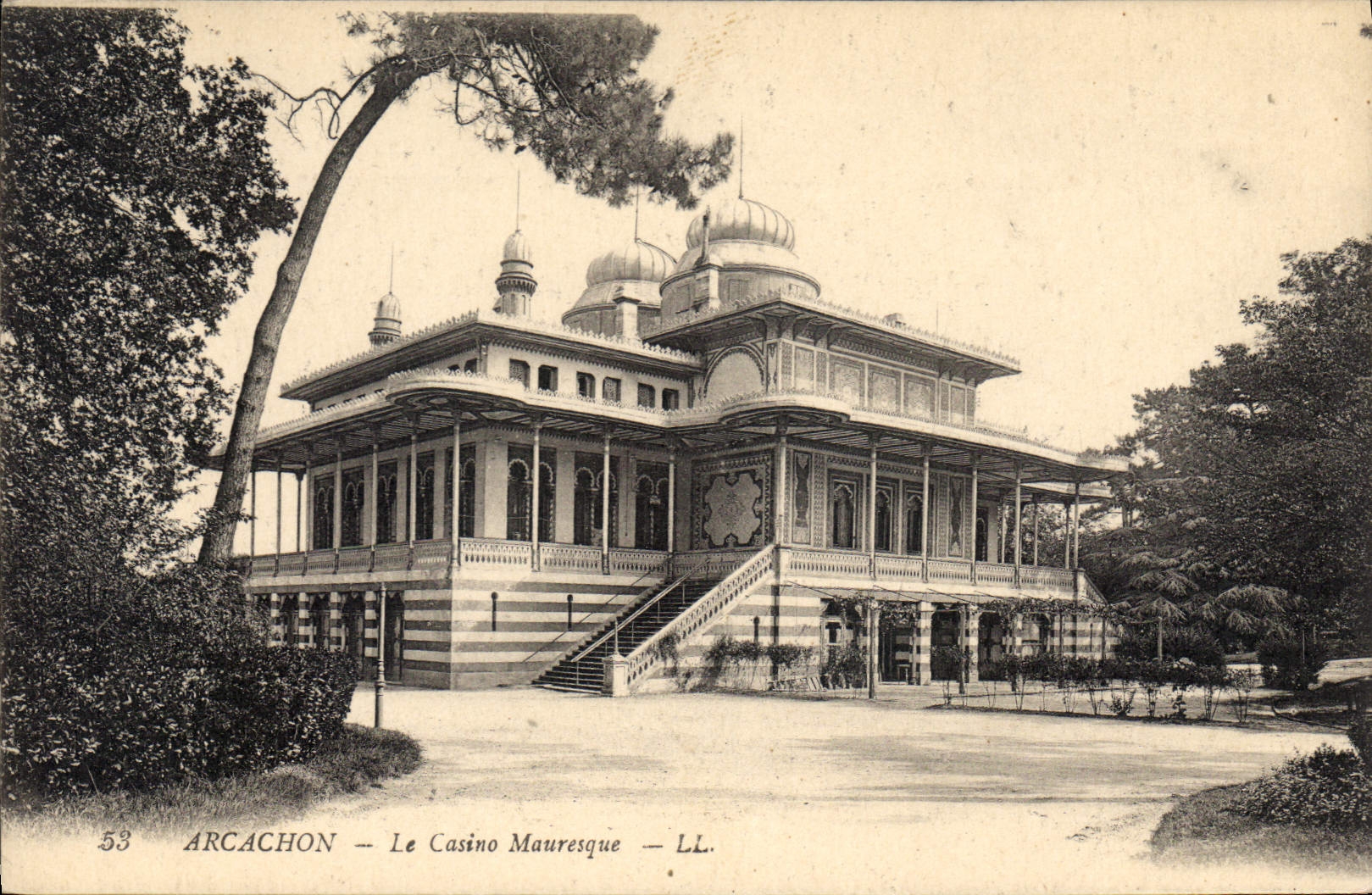 CPA Arcachon le Casino Mauresque 