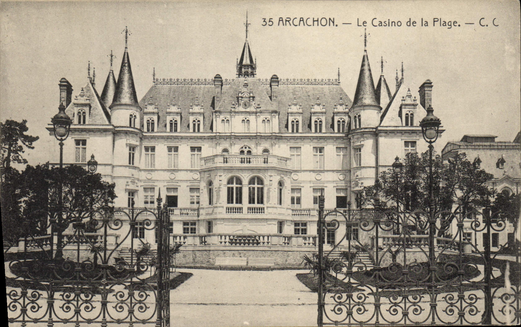 CPA Arcachon la Casino de la Plage 