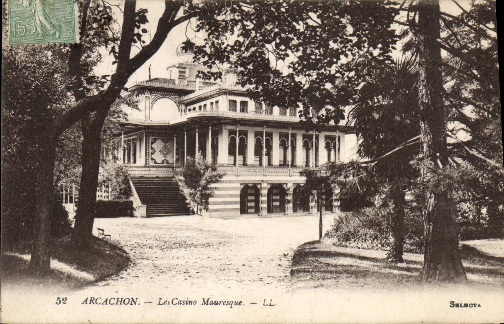 CPA Arcachon les Casino Maurseque 