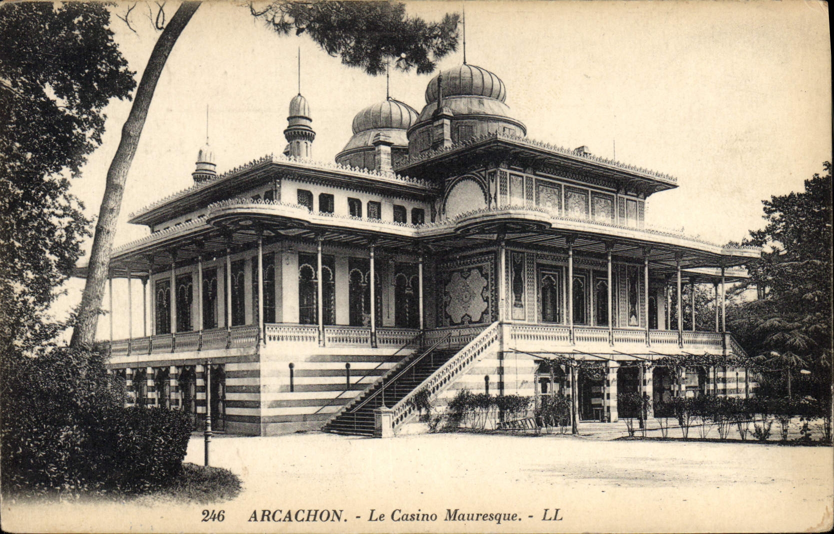 CPA Arcachon la Casino Mauresque 