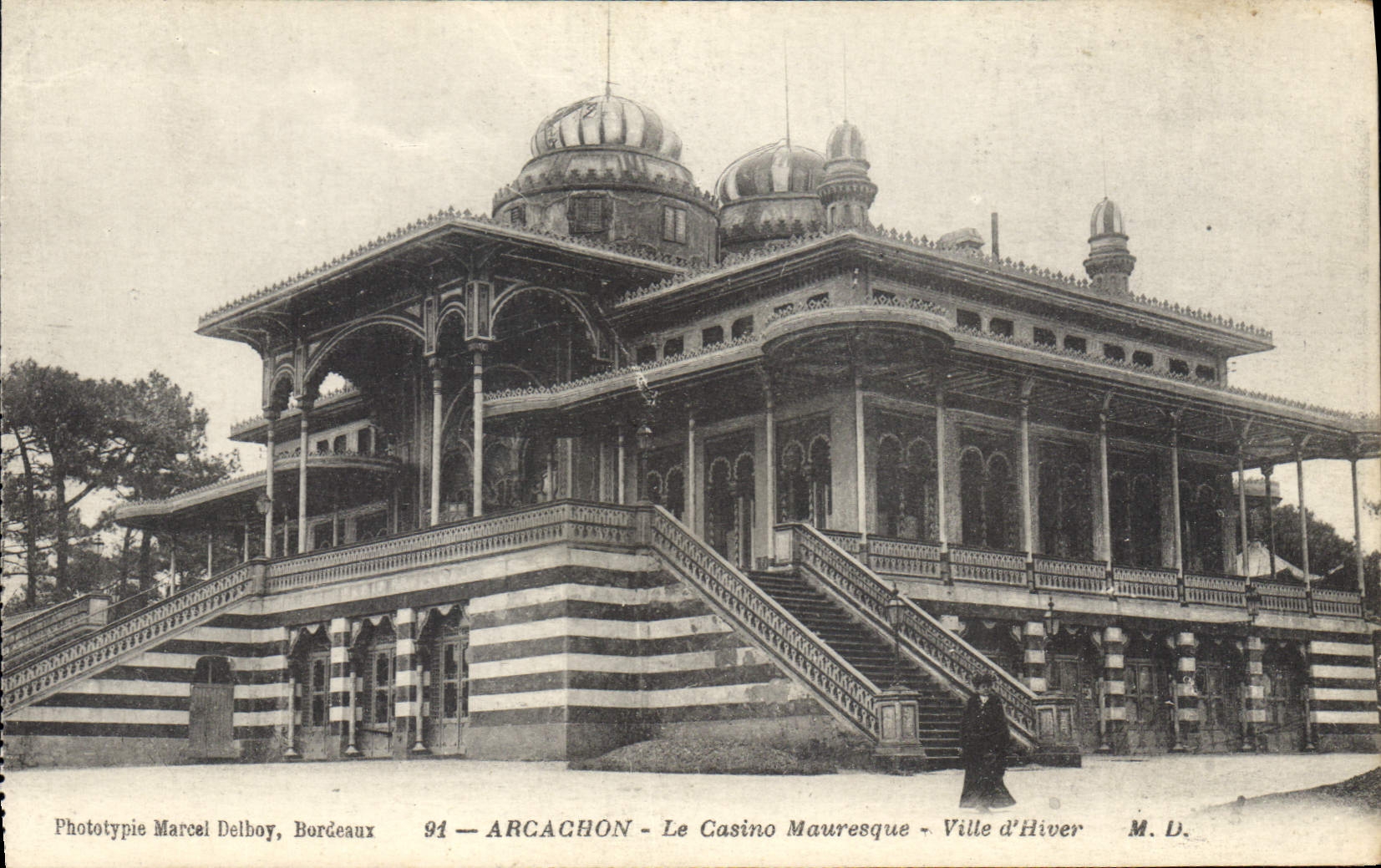 CPA Arcachon le Casino Mauresque Ville d'Hiver