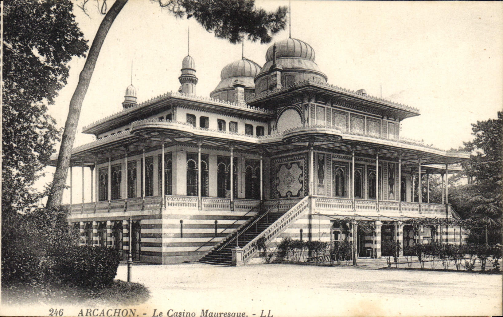 CPA Arcachon le Casino Mauresque 