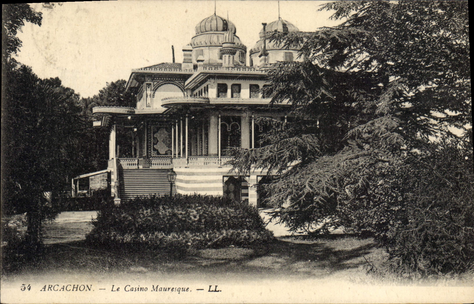 CPA Arcachon le casino Mauresque 