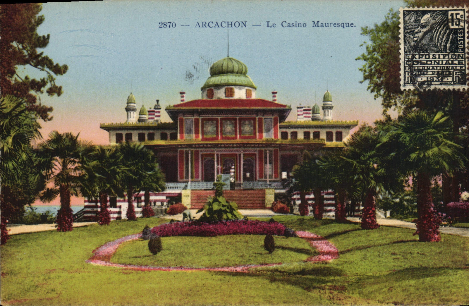 CPA Arcachon le Casino Mauresque 