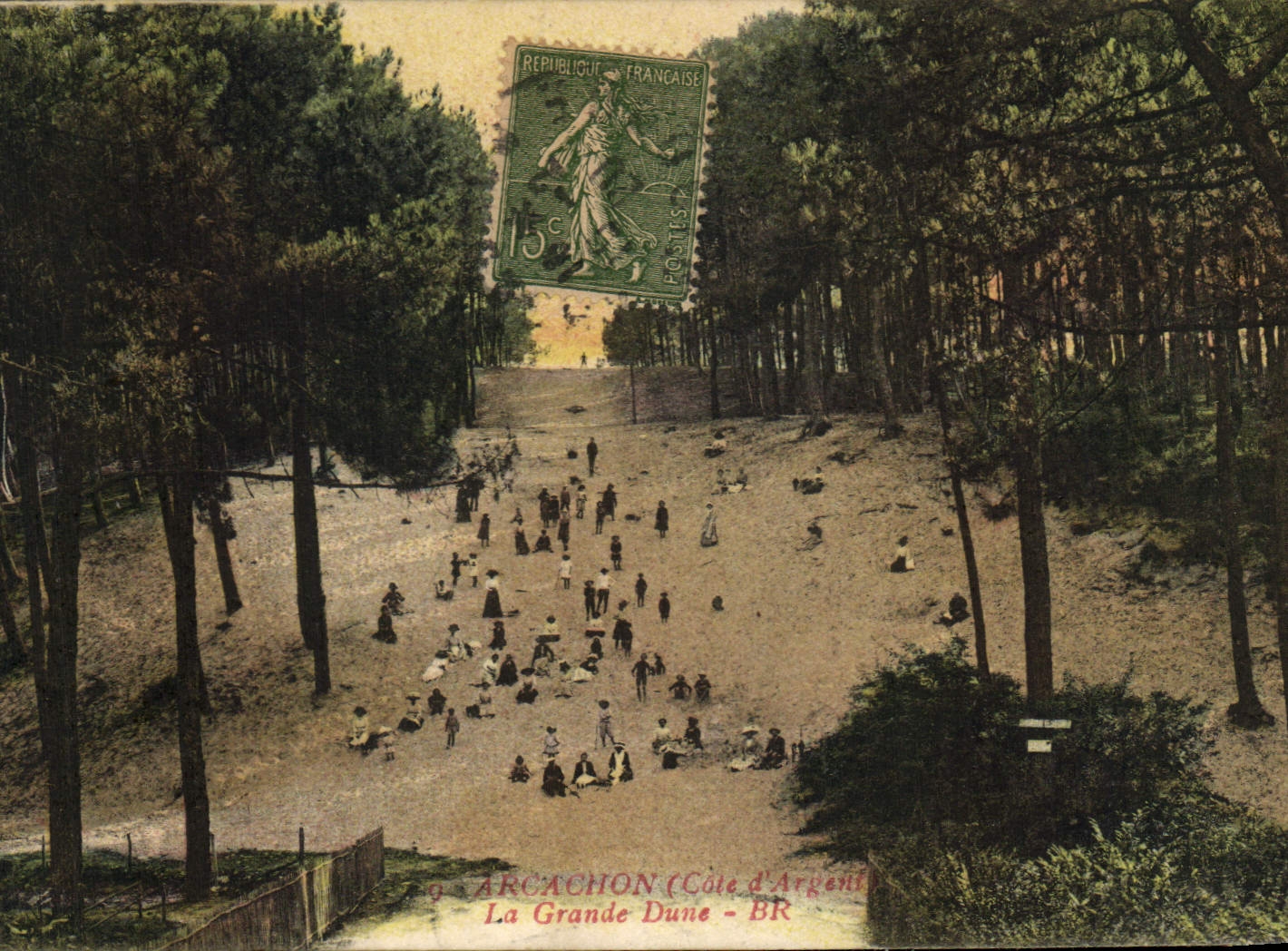 CPA Arcachon Cote d'Argent la Grande Dune