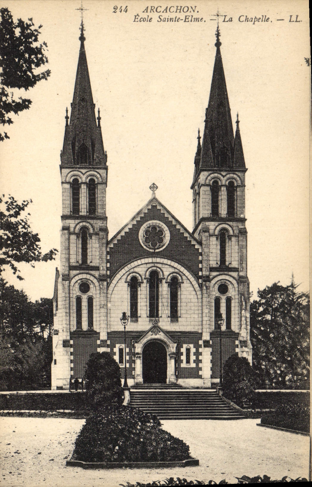 CPA Arcachon Ecole Saint Elme la Chapelle