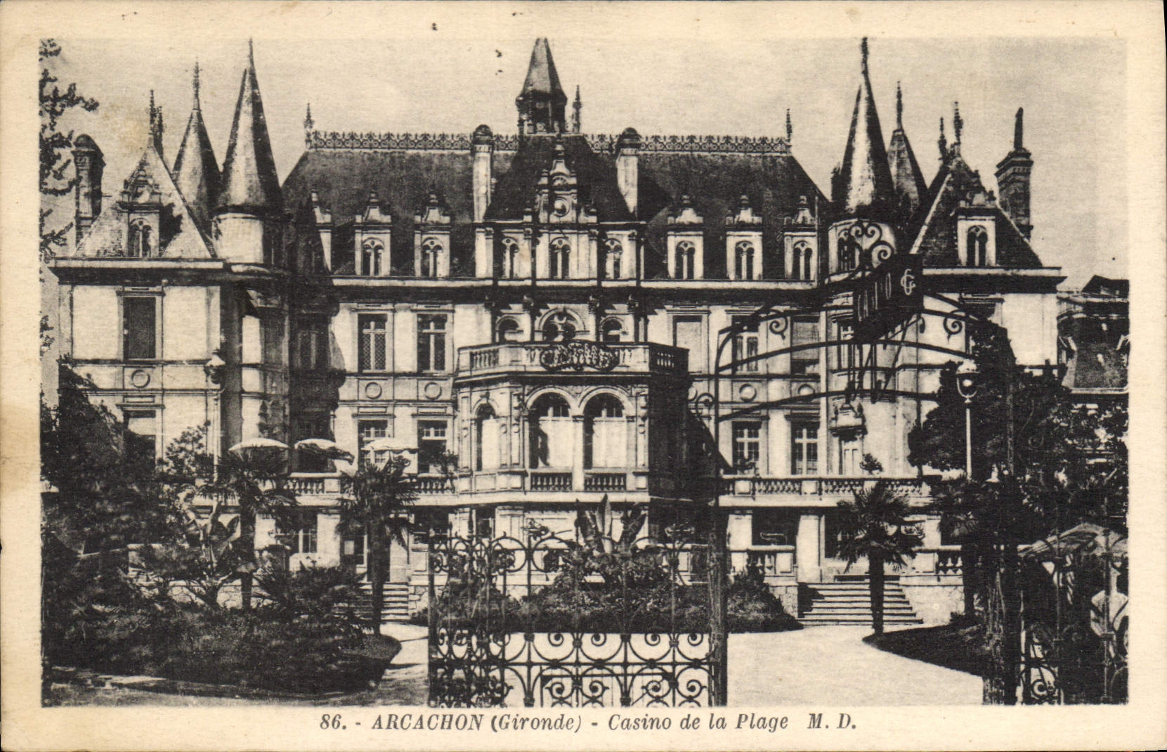 CPA Arcachon Gironde Casino de la Plage