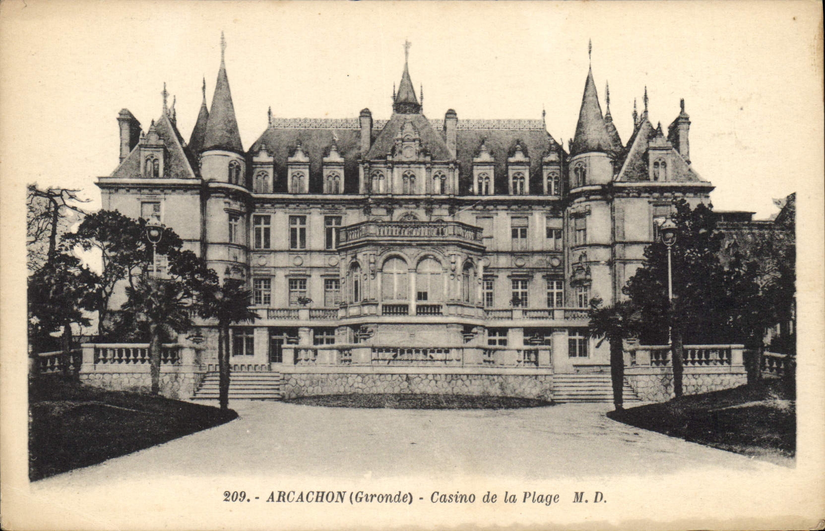 CPA Arcachon Gironde Casino de la Plage