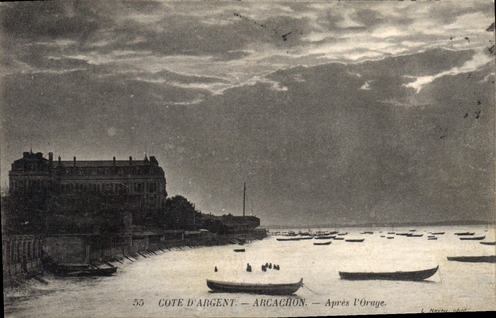 CPA Cote d'Argent Arcachon apres l'Orage 