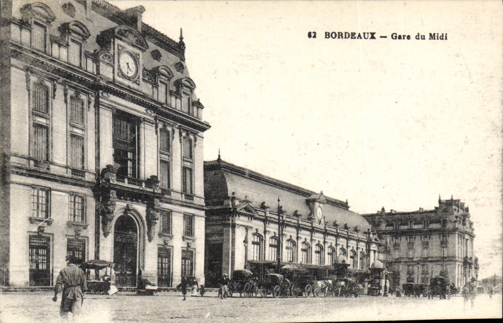 CPA Bordeaux Gare du Midi 