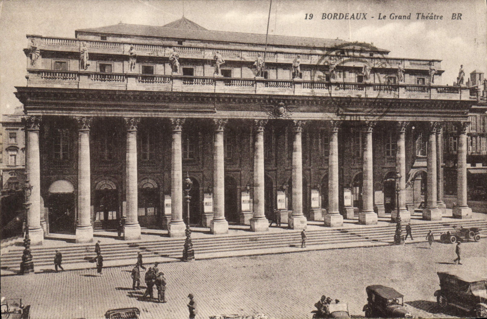 CPA Bordeaux le Grand Theatre 