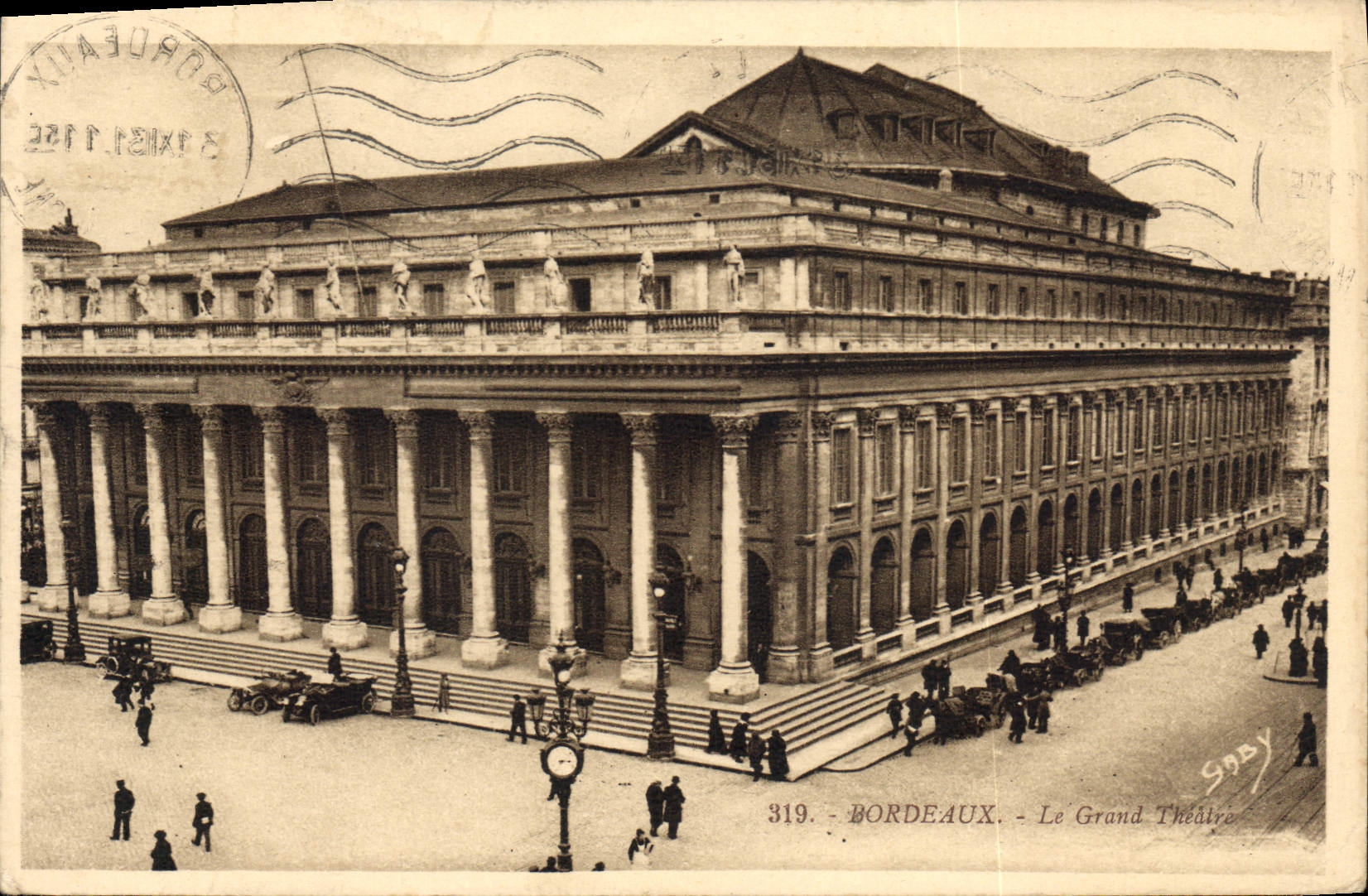 CPA Bordeaux le Grand Theatre 