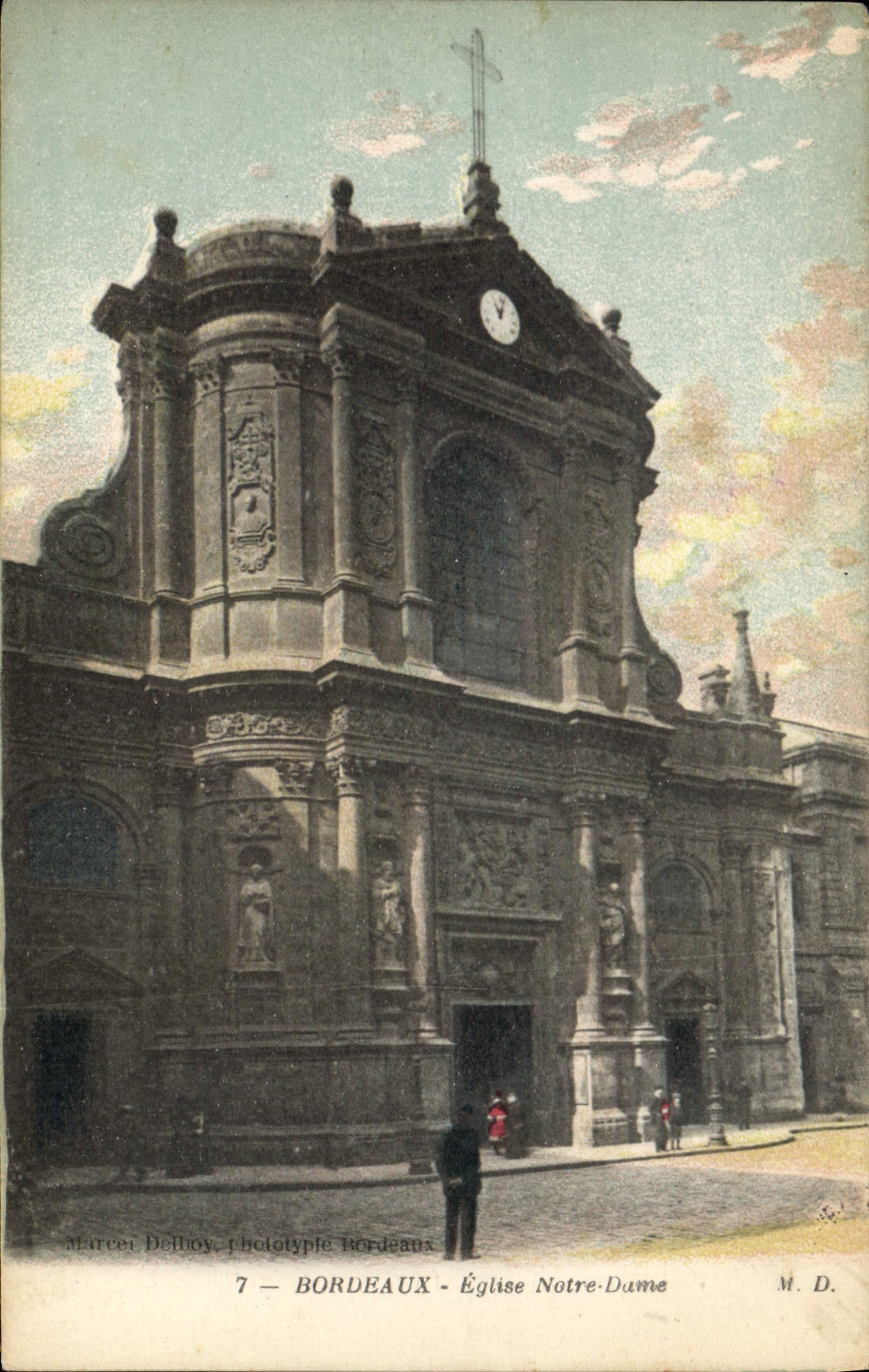 CPA Bordeaux Eglise Notre Dame 