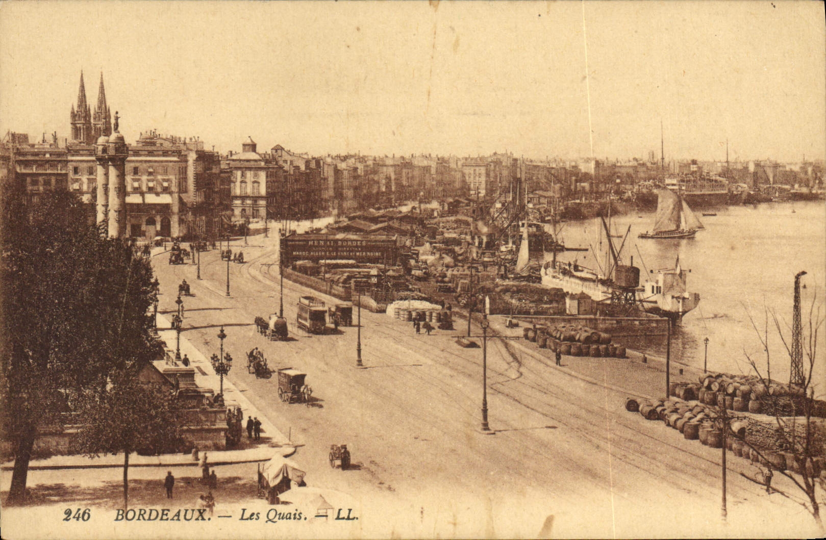 CPA Bordeaux les Quais 