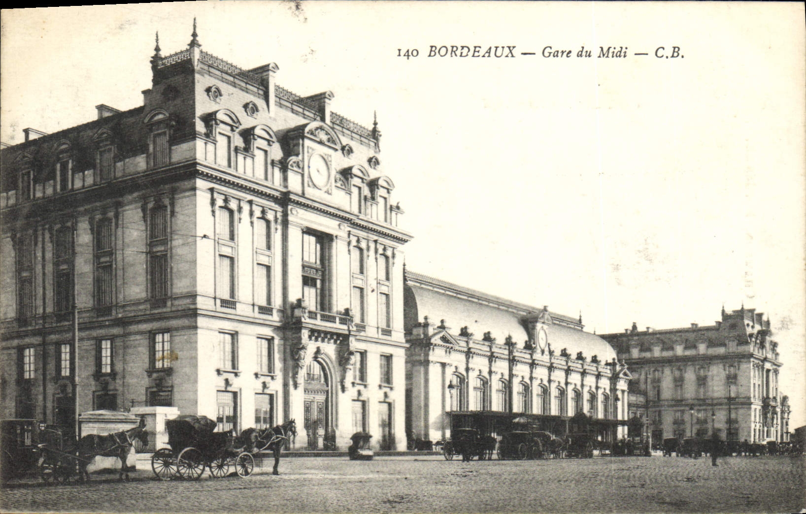 CPA Bordeaux Gare du Midi 
