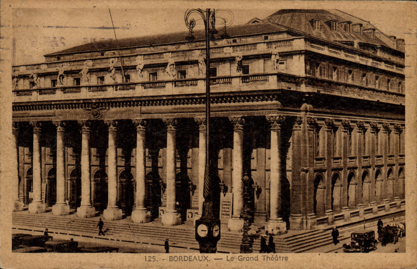 CPA Bordeaux le Grand Theatre 