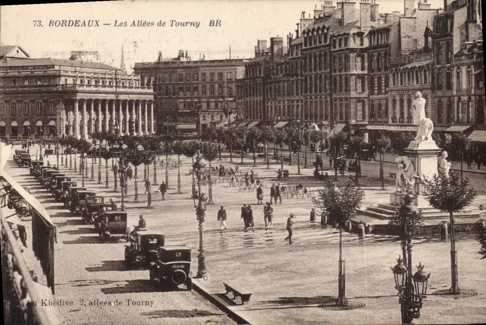 CPA Bordeaux les Allees de Tourny 