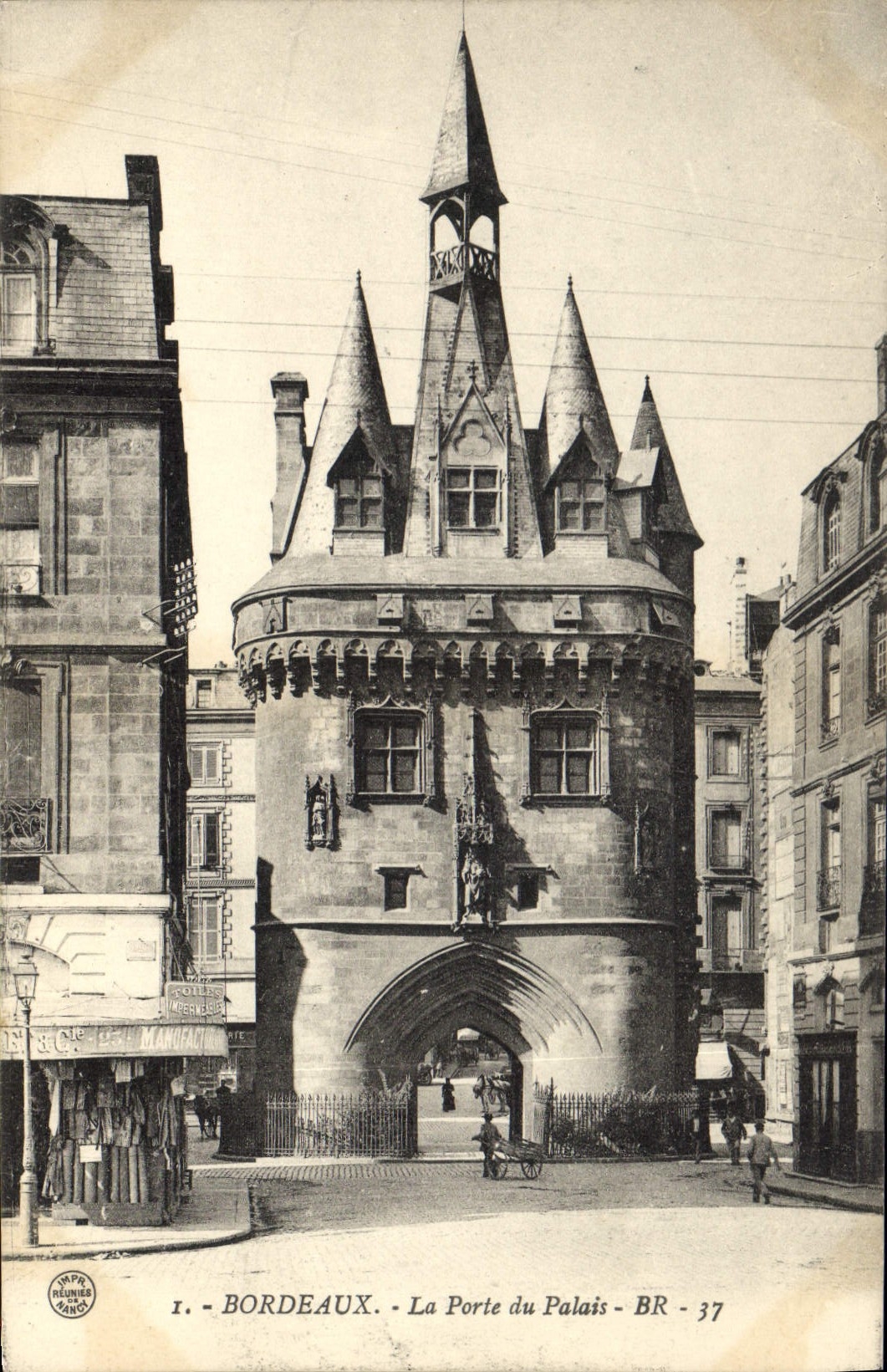 CPA Bordeaux la Porte du Palais 