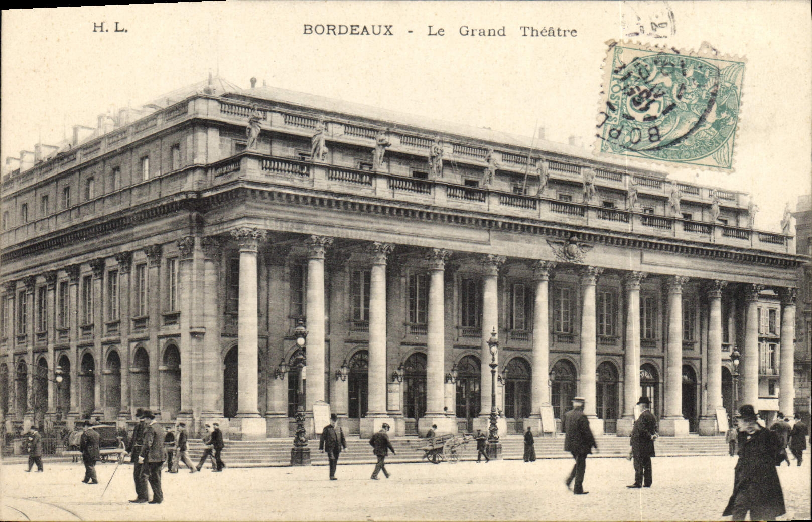 CPA Bordeaux le Grand Theatre 