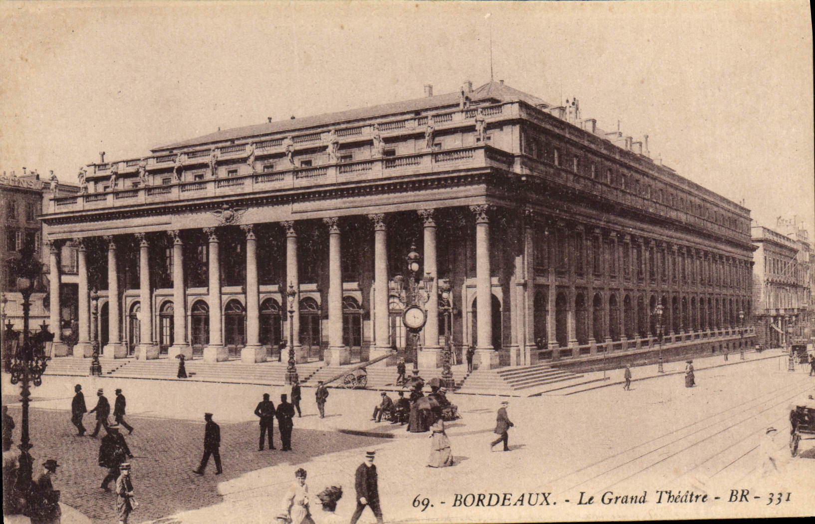CPA Bordeaux le Grand Theatre 