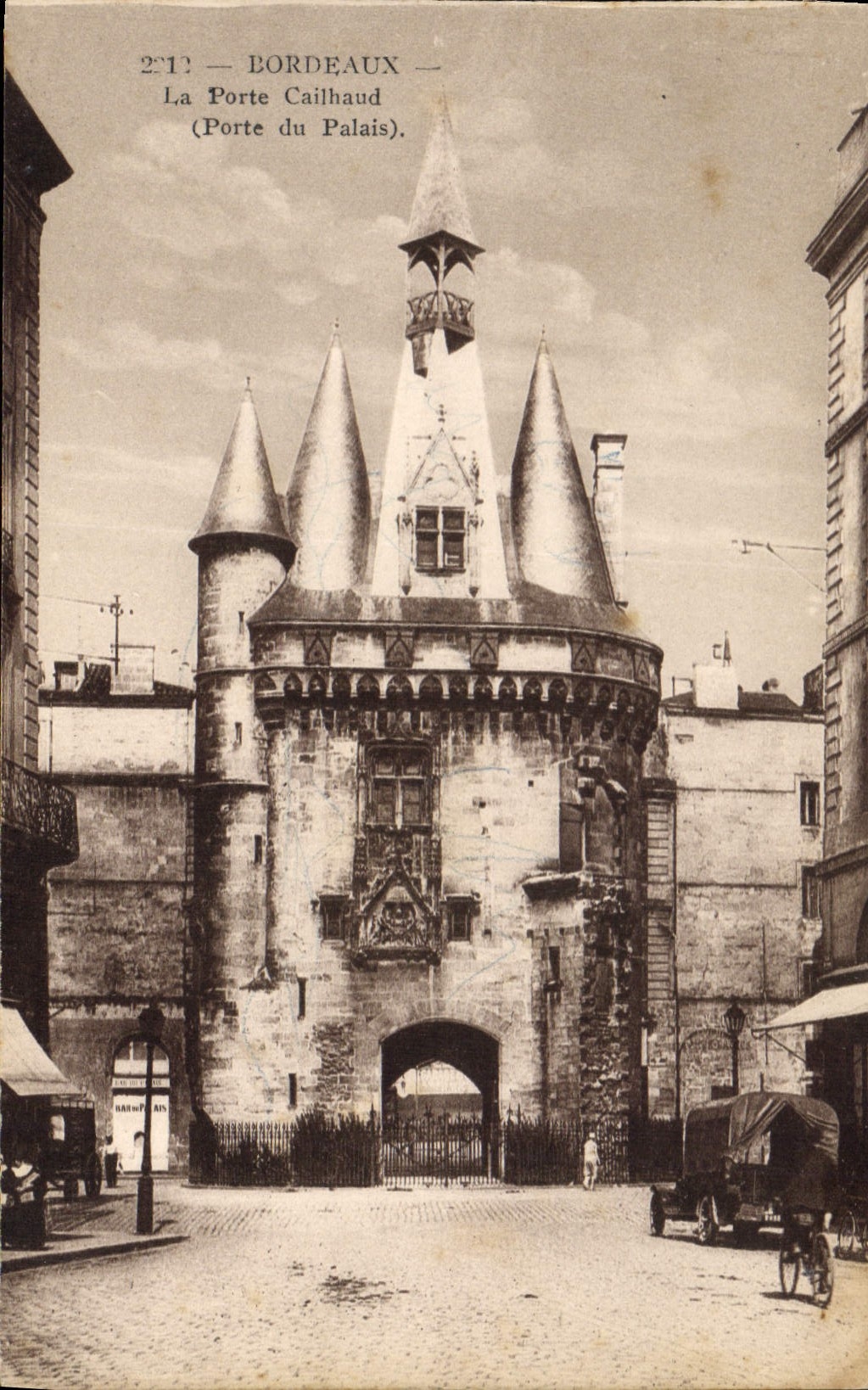CPA Bordeaux la Porte Cailhaud Porte du Palais