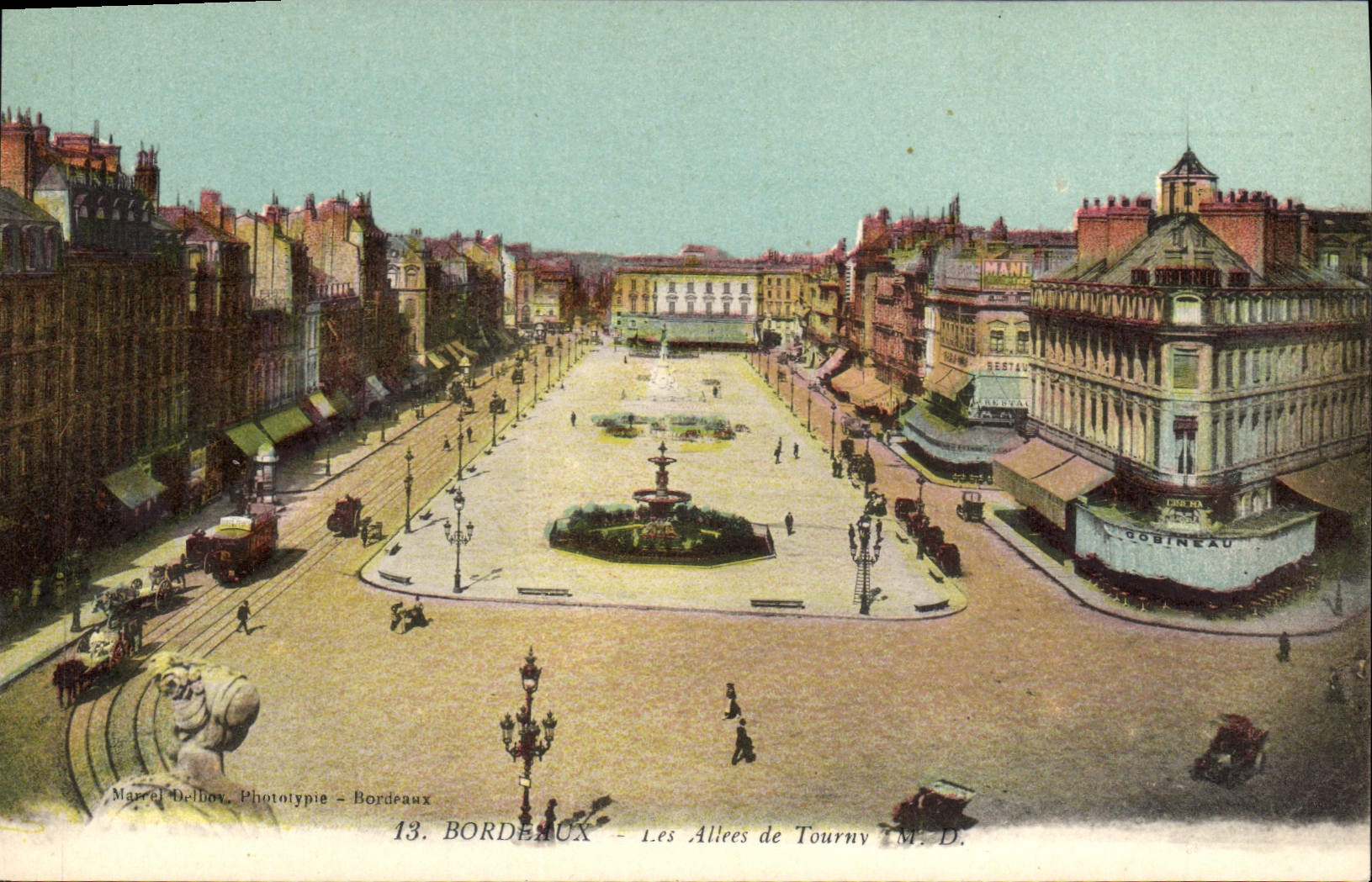CPA Bordeaux les Allees de Tourny 