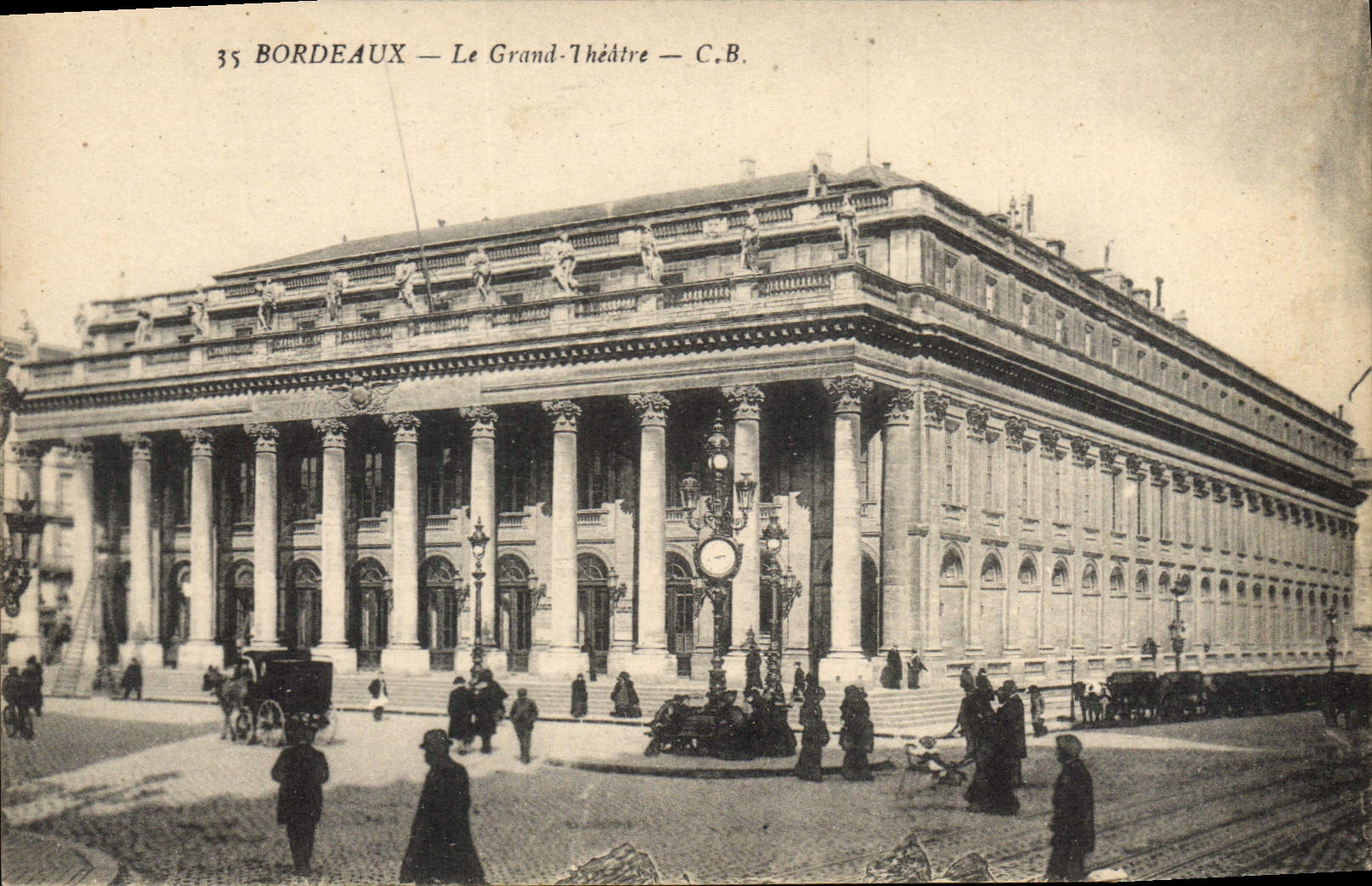 CPA Bordeaux le Grand Theatre 