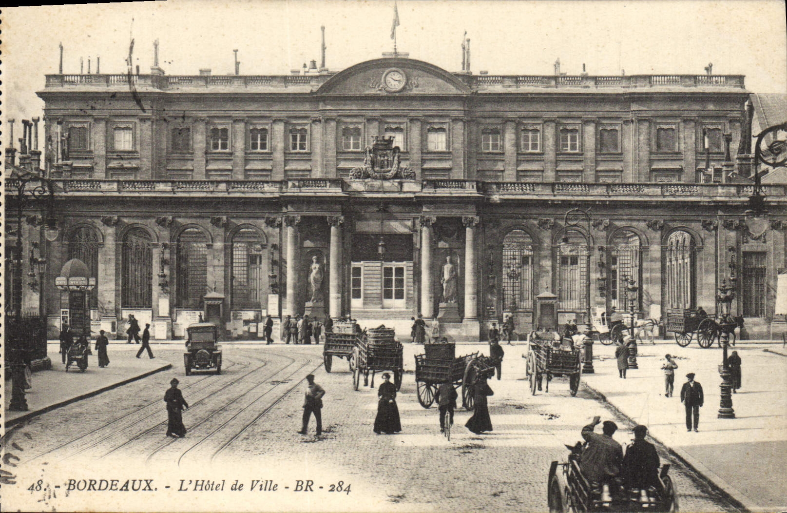 CPA Bordeaux l'hotel de ville 