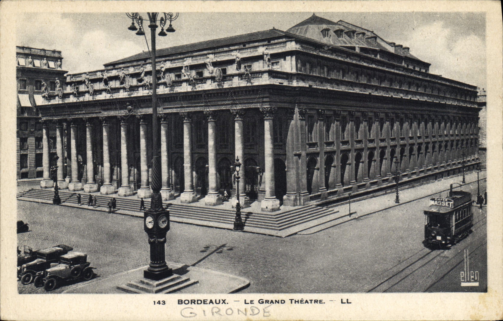 CPA Bordeaux la Grand Theatre 