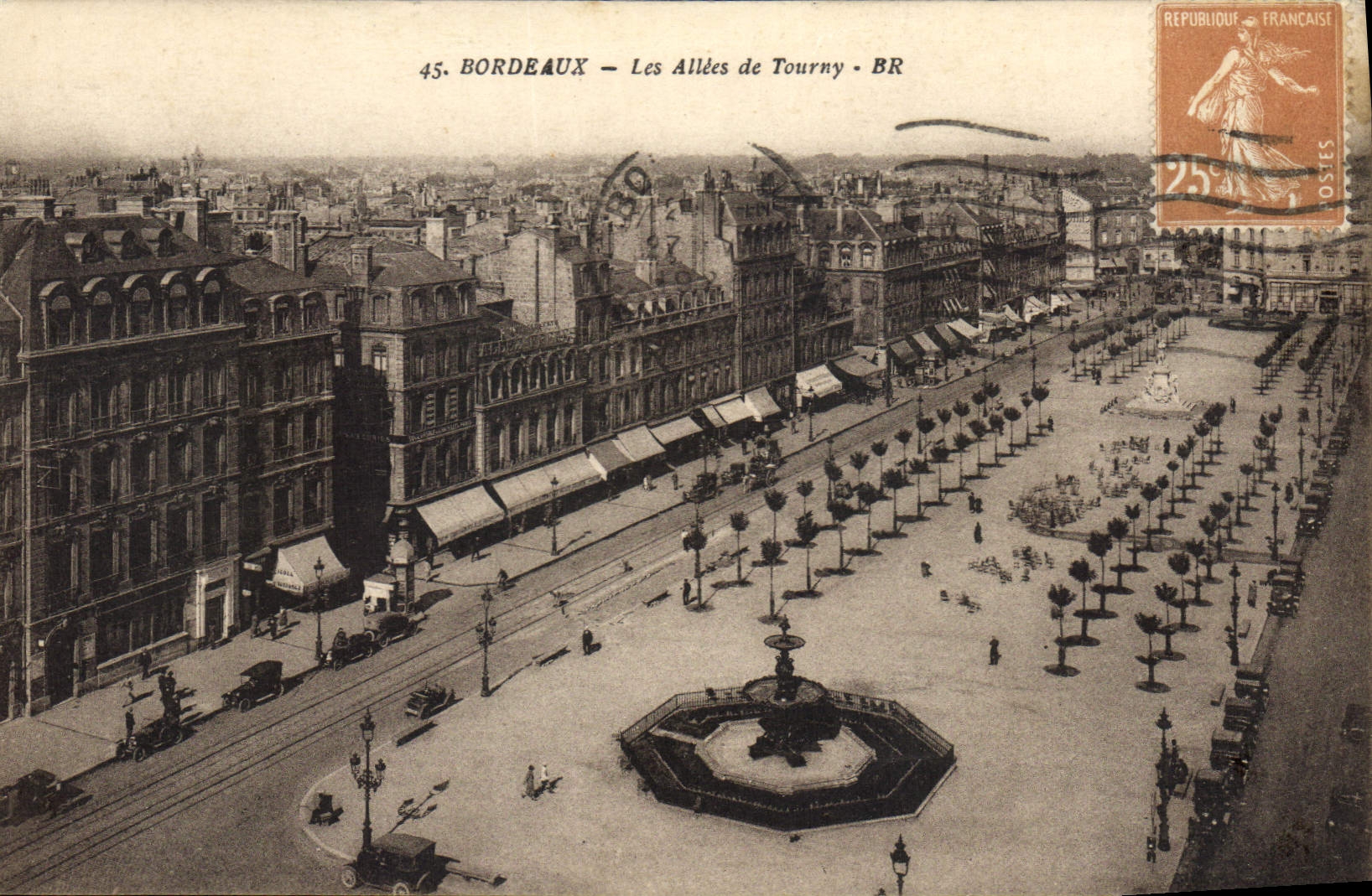 CPA Bordeaux Les Allees de Tourny 