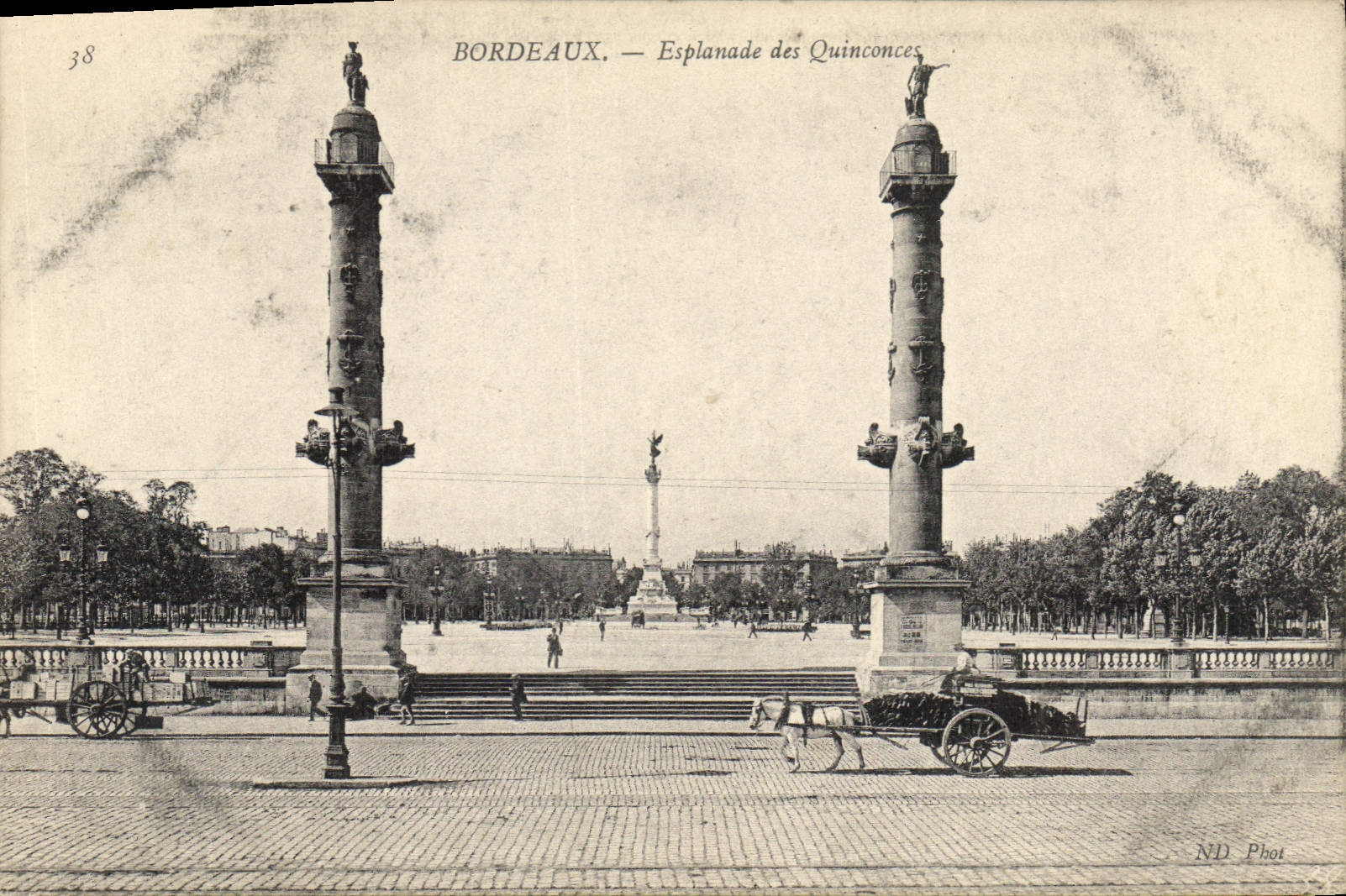 CPA Bordeaux Esplanade des Quinconces 