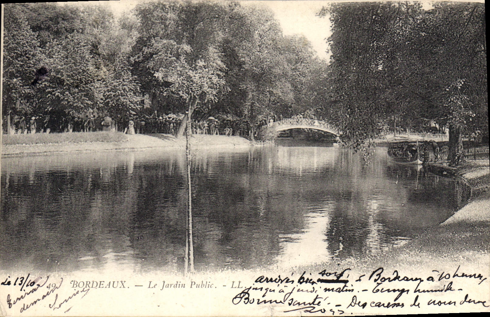 CPA Bordeaux jardin Public 