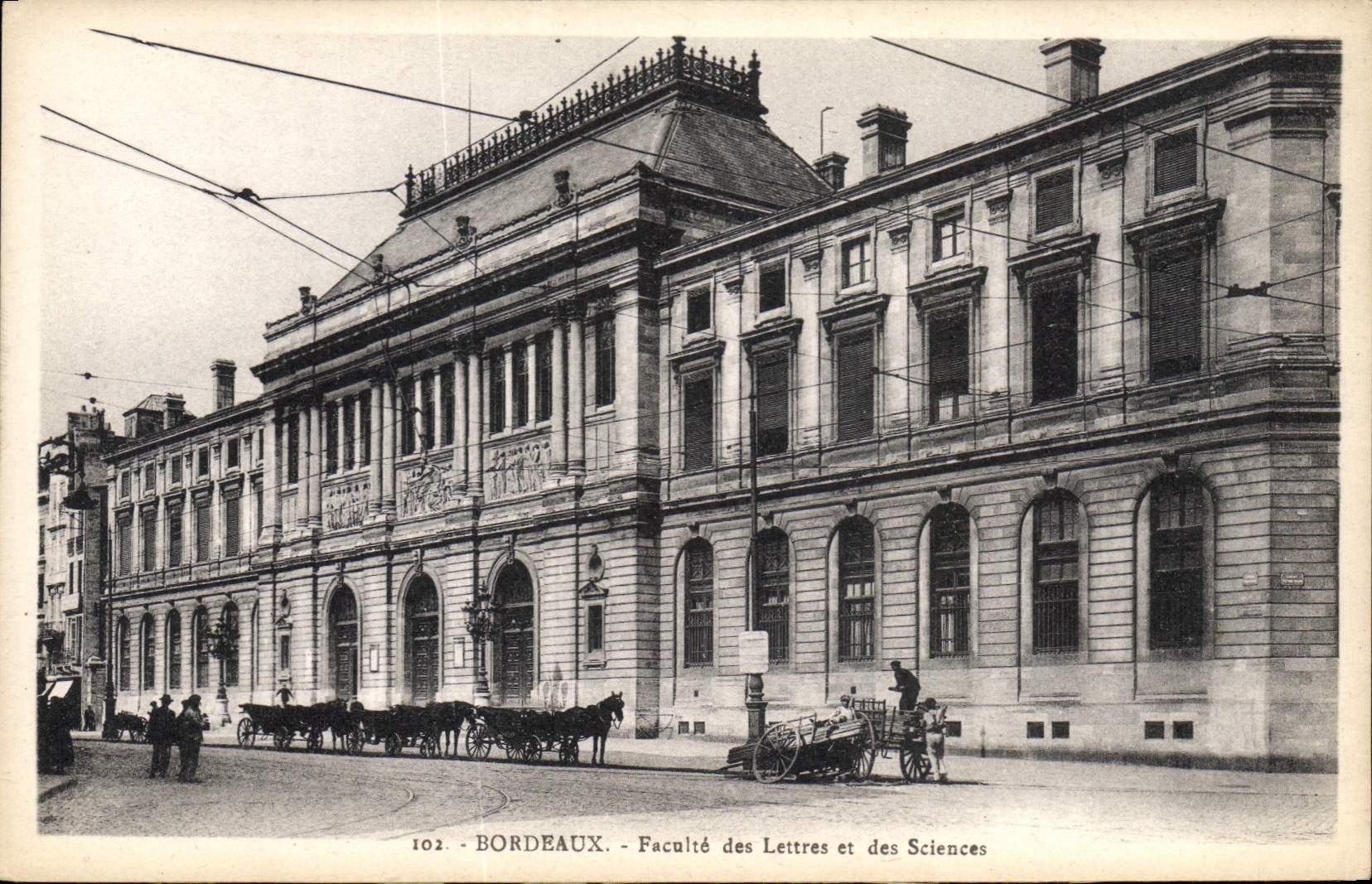 CPA Bordeaux le Pont vue d'ensemble 