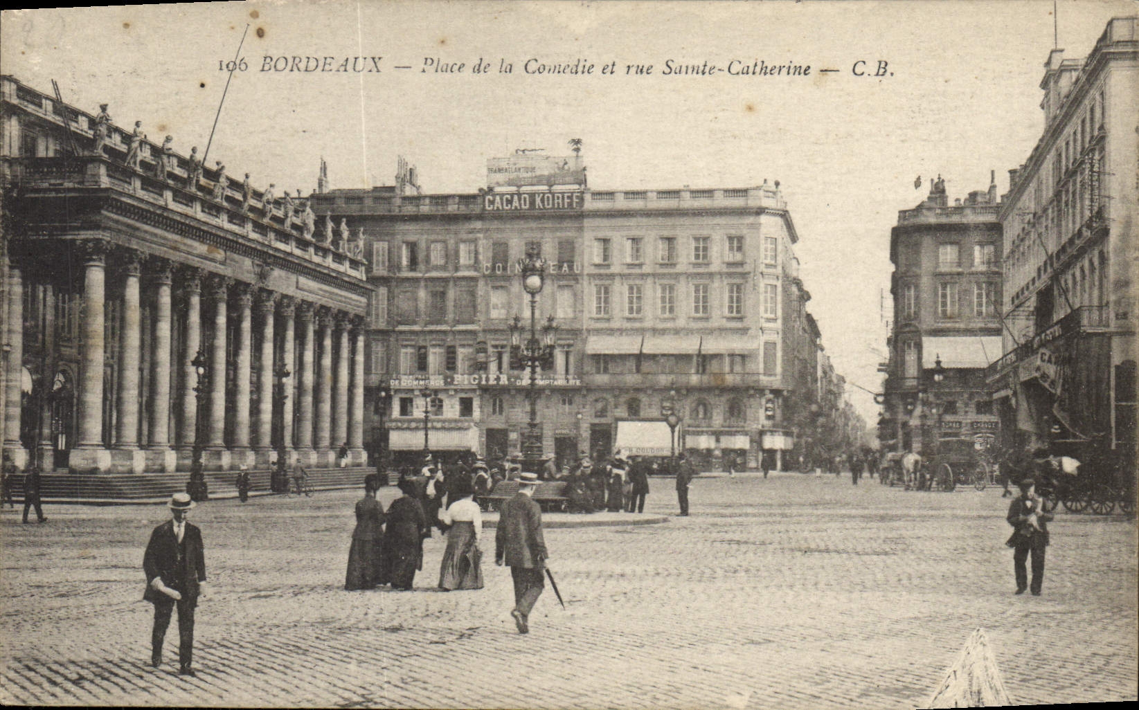 CPA Bordeaux Place de la Comedie 