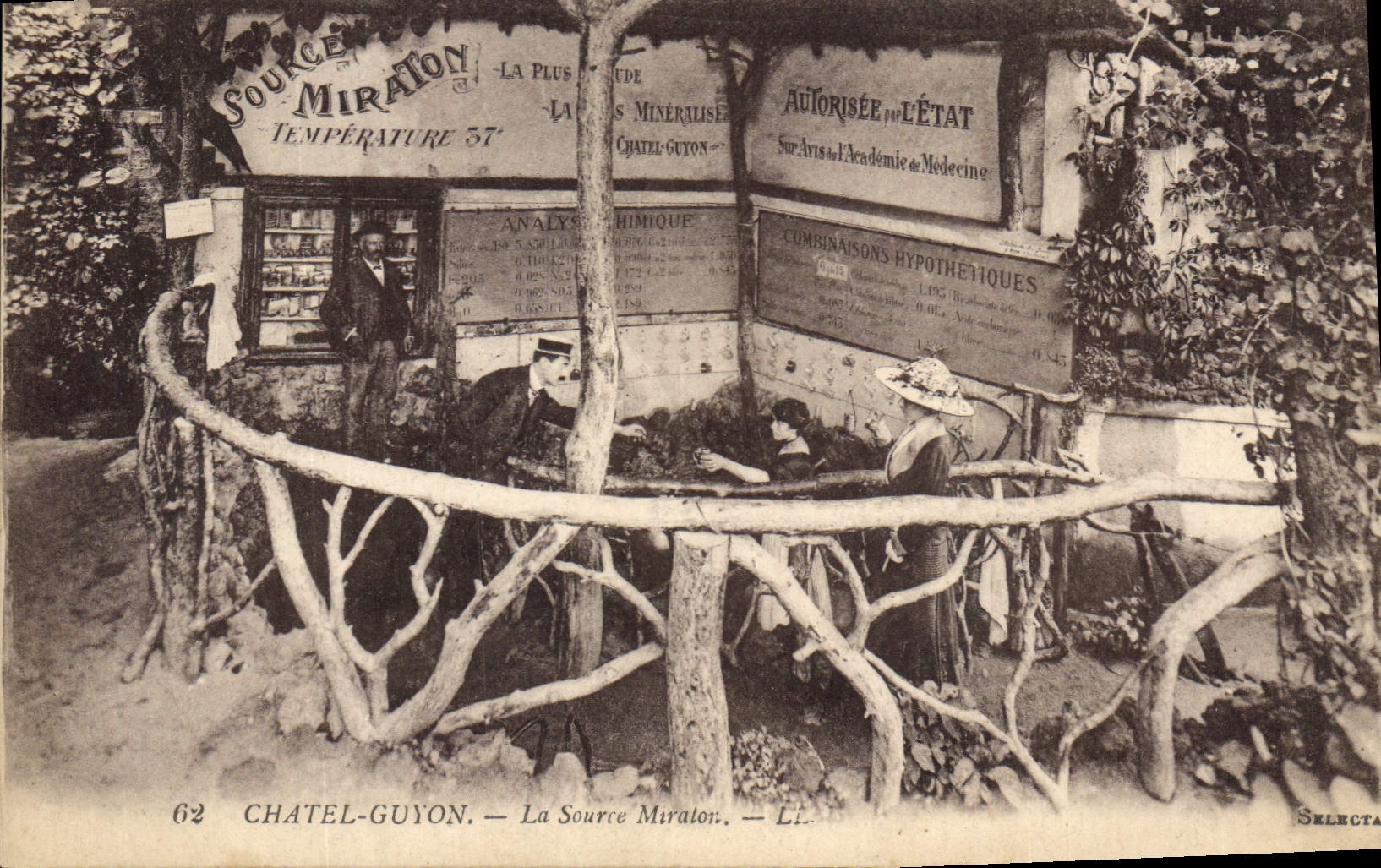 CPA Chatel Guyon La Source Miraton