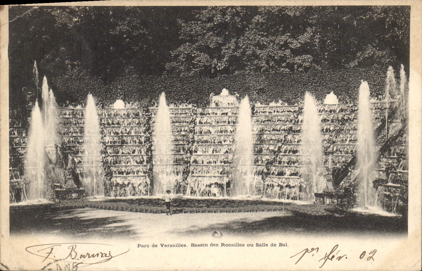 CPA Parc de Versailles Bassin des Rocailles ou Salle de Bal